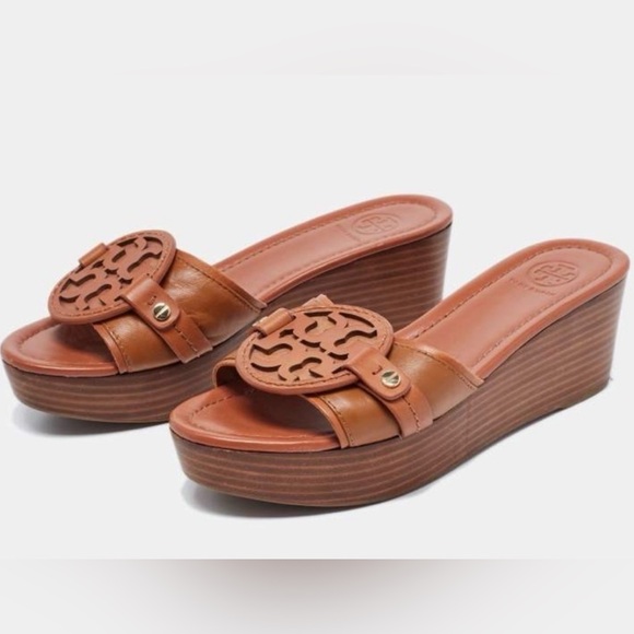 Tory Burch Shoes - Tory Burch Leather Wedges